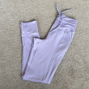 Lilac Hi Rise Aerie Warm-Up Leggings